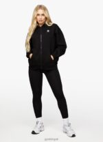 Gym King Linear Arch Jersey Legging Black Women Clothing J2PFB324 - Image 5