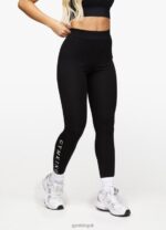 Gym King Linear Arch Jersey Legging Black Women Clothing J2PFB324 - Image 6