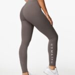 Gym King Linear Arch Jersey Legging Steel Grey/White Women Clothing J2PFB323