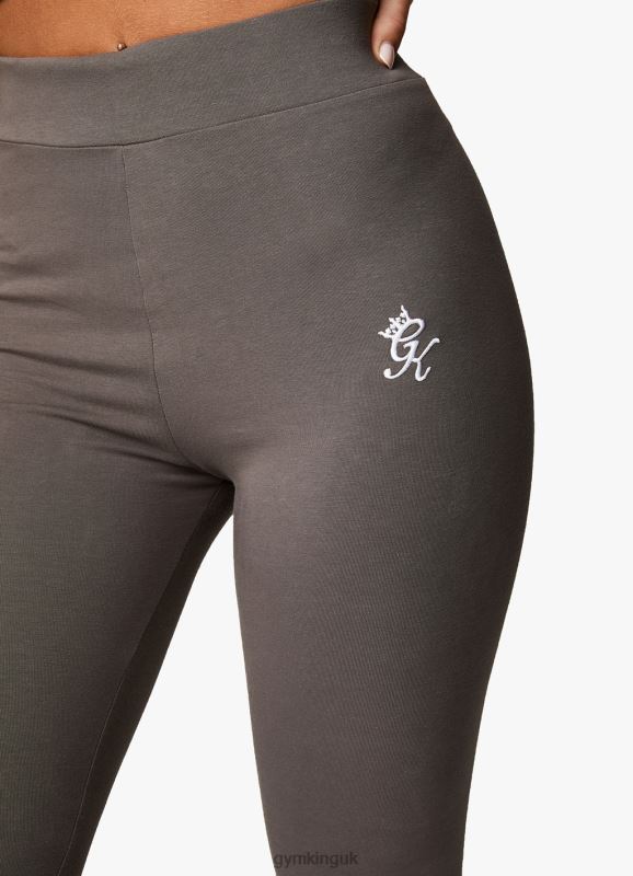 Gym King Linear Arch Jersey Legging Steel Grey/White Women Clothing J2PFB323 - Image 4