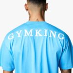 Gym King Linear Arch Tee Malibu Blue Men Clothing J2PFB76