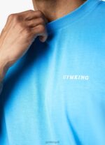 Gym King Linear Arch Tee Malibu Blue Men Clothing J2PFB76 - Image 8