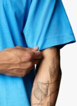 Gym King Linear Arch Tee Malibu Blue Men Clothing J2PFB76 - Image 9
