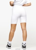 Gym King Linear Short White Women Clothing J2PFB506 - Image 2