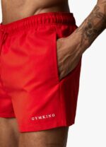 Gym King Linear Swim Short 4'' Chilli Red Men Clothing J2PFB161 - Image 3