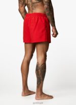 Gym King Linear Swim Short 4'' Chilli Red Men Clothing J2PFB161 - Image 5