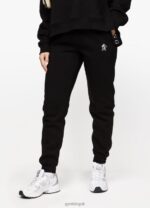 Gym King Linear Tape Fleece Jogger Black Women Clothing J2PFB600 - Image 8