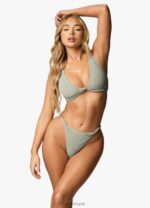 Gym King Malibu Bikini Bottom Dusky Sage Women Clothing J2PFB409 - Image 4