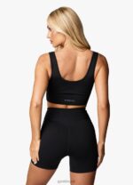 Gym King Malibu Contoured Tank Black Women Clothing J2PFB350 - Image 5