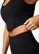 Gym King Malibu Contoured Tank Black Women Clothing J2PFB350 - Image 6