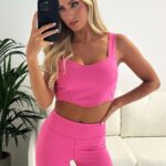 Gym King Malibu Contoured Tank Paradise Pink Women Clothing J2PFB345