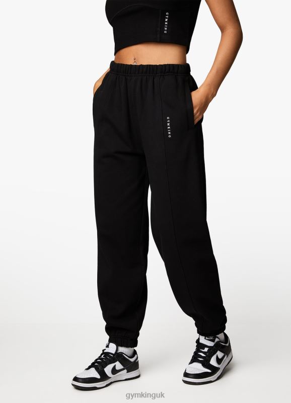 Gym King Malibu Corset FZ Hood & Jogger Black Women Clothing J2PFB564 - Image 11