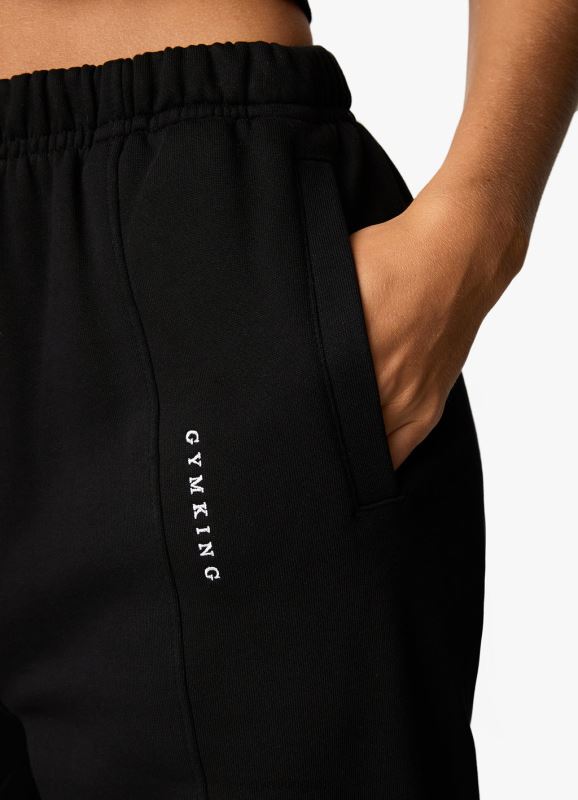 Gym King Malibu Corset FZ Hood & Jogger Black Women Clothing J2PFB564 - Image 14