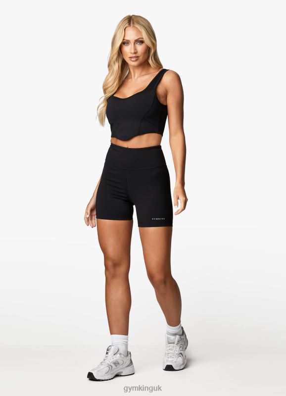 Gym King Malibu Cycle Short 5'' Black Women Clothing J2PFB351 - Image 9