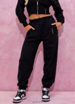Gym King Malibu Jogger Black Women Clothing J2PFB589 - Image 5