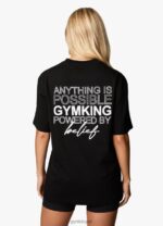 Gym King Malibu Oversized BF Tee Black Women Clothing J2PFB353 - Image 5