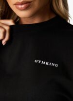 Gym King Malibu Oversized BF Tee Black Women Clothing J2PFB353 - Image 6