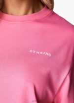 Gym King Malibu Oversized BF Tee Paradise Pink Women Clothing J2PFB348 - Image 10