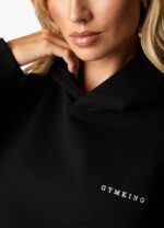 Gym King Malibu Oversized Hood Black Women Clothing J2PFB352 - Image 13