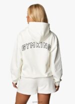 Gym King Malibu Oversized Hood Cream Women Clothing J2PFB340 - Image 11