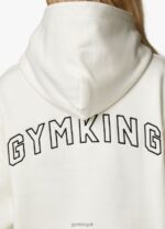 Gym King Malibu Oversized Hood Cream Women Clothing J2PFB340 - Image 14