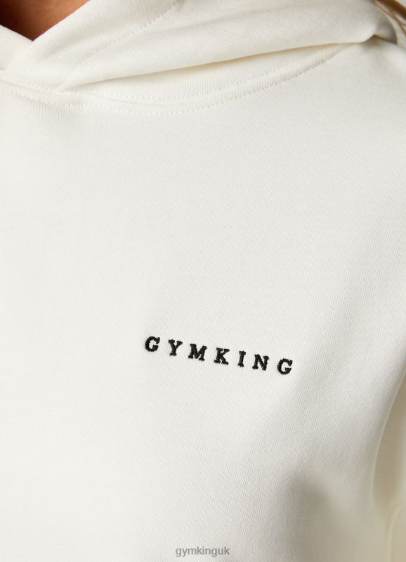 Gym King Malibu Oversized Hood Cream Women Clothing J2PFB340 - Image 15
