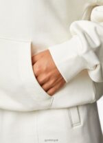 Gym King Malibu Oversized Hood Cream Women Clothing J2PFB340 - Image 3