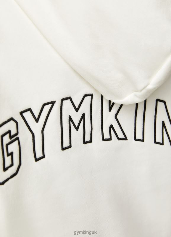 Gym King Malibu Oversized Hood Cream Women Clothing J2PFB340 - Image 6