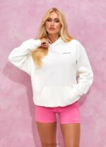 Gym King Malibu Oversized Hood Cream Women Clothing J2PFB340 - Image 8