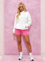 Gym King Malibu Oversized Hood Cream Women Clothing J2PFB340 - Image 9