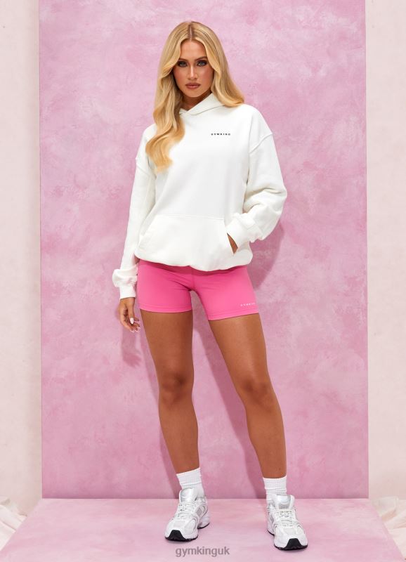 Gym King Malibu Oversized Hood Cream Women Clothing J2PFB340 - Image 9