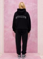 Gym King Malibu Oversized Hood & Jogger Black Women Clothing J2PFB562 - Image 2
