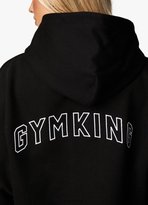 Gym King Malibu Oversized Hood & Jogger Black Women Clothing J2PFB562 - Image 3