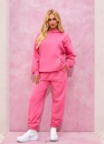 Gym King Malibu Oversized Hood & Jogger Pink Women Clothing J2PFB561 - Image 2