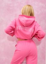 Gym King Malibu Oversized Hood & Jogger Pink Women Clothing J2PFB561 - Image 15