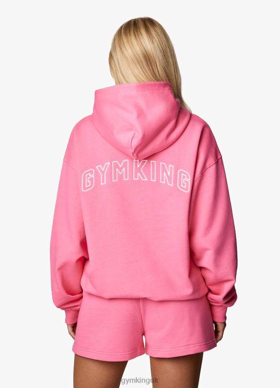 Gym King Malibu Oversized Hood & Jogger Pink Women Clothing J2PFB561 - Image 18