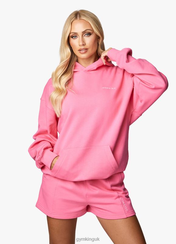 Gym King Malibu Oversized Hood & Jogger Pink Women Clothing J2PFB561 - Image 20