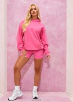 Gym King Malibu Oversized Hood Paradise Pink Women Clothing J2PFB344 - Image 15