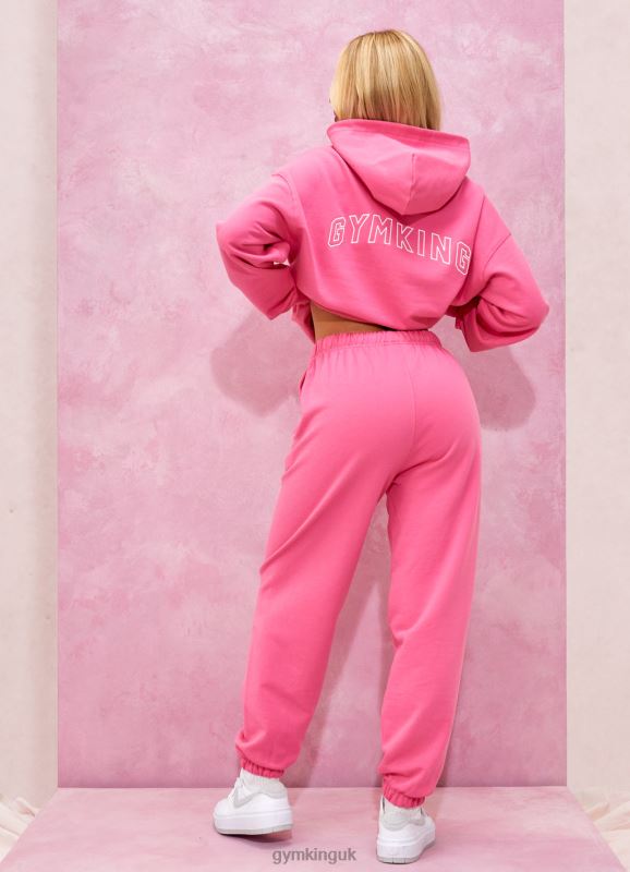 Gym King Malibu Oversized Hood Paradise Pink Women Clothing J2PFB344 - Image 20