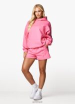 Gym King Malibu Oversized Hood Paradise Pink Women Clothing J2PFB344 - Image 4