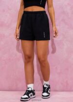 Gym King Malibu Short Black Women Clothing J2PFB347 - Image 2