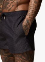 Gym King Marina Short 4'' Black AOP Men Clothing J2PFB163 - Image 2