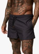 Gym King Marina Short 4'' Black AOP Men Clothing J2PFB163