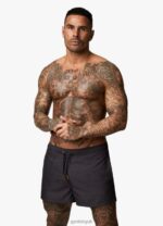 Gym King Marina Short 4'' Black AOP Men Clothing J2PFB163 - Image 3