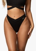 Gym King Miami Bikini Bottom Black Women Clothing J2PFB402 - Image 5