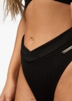 Gym King Miami Bikini Bottom Black Women Clothing J2PFB402 - Image 6