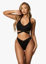 Gym King Miami Bikini Top Black Women Clothing J2PFB401 - Image 4