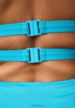 Gym King Miami Bikini Top Peacock Blue Women Clothing J2PFB407 - Image 8