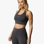 Gym King Motivate Bra Graphite/Lime Women Clothing J2PFB580