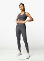 Gym King Motivate Bra Graphite/Lime Women Clothing J2PFB580 - Image 5